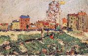 Wassily Kandinsky Munchen,Schwabing oil